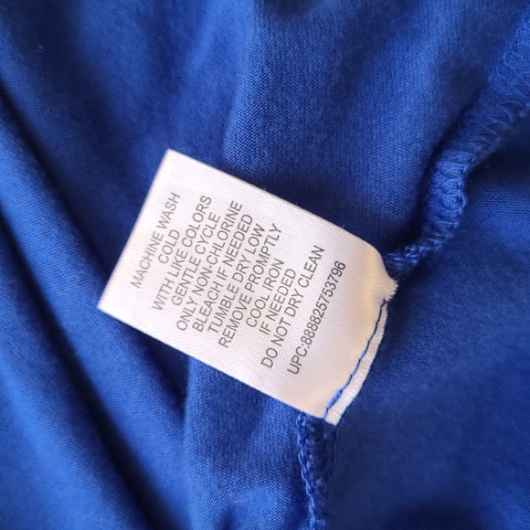 Keyhole Racerback Asymmetrical Dress - blue - S - Picture 9 of 9